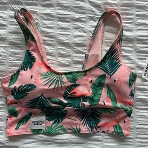 Old Navy Flamingo Bikini Top